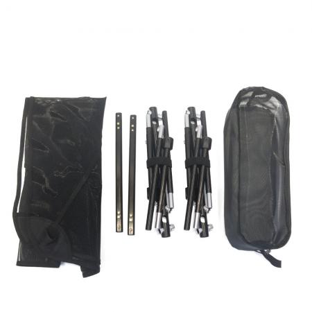 camping picnic black nylon mesh lightweight metal outdoor foldable beach chairs 