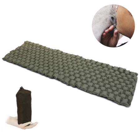ultralight double sided suede waterproof tpu inflatable camping sleeping pad