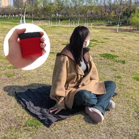 Водонепроницаемое одеяло из нейлона Ripstop, легкое, компактное, легко помещается в кармане 