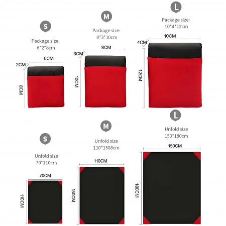 Водонепроницаемое одеяло из нейлона Ripstop, легкое, компактное, легко помещается в кармане 
