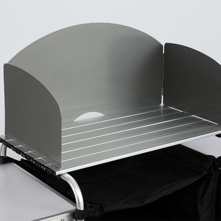 Портативный кемпинговый многофункциональный складной стол IGT из алюминиевого сплава, мобильный кухонный обеденный стол