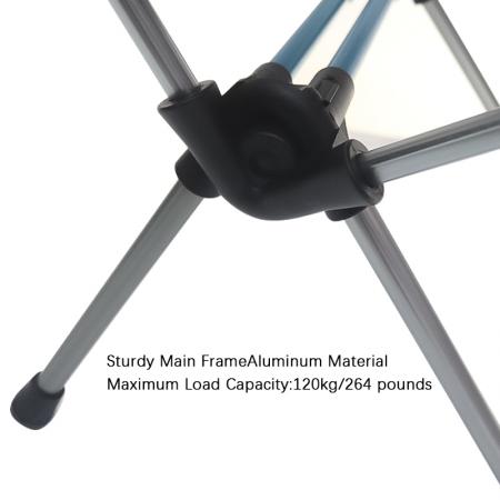 Складные стулья с двумя перекладинами для походов, кемпинга, рыбалки, пикника и путешествий 