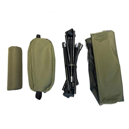 Уличное дышащее расширенное кресло-полумесяц, портативное складное кресло с параллельными брусьями, высокой спинкой, для кемпинга и пляжа. 