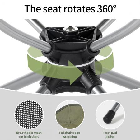 Высококачественный складной алюминиевый пляжный стул с индивидуальным логотипом, современным дизайном, для кемпинга и отдыха на природе. 
