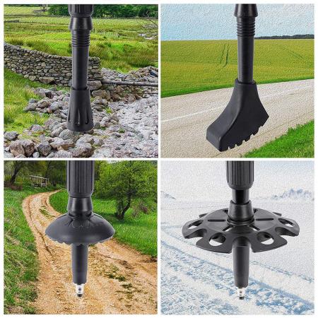 Многофункциональные легкие походные и лыжные палки Наружное оборудование