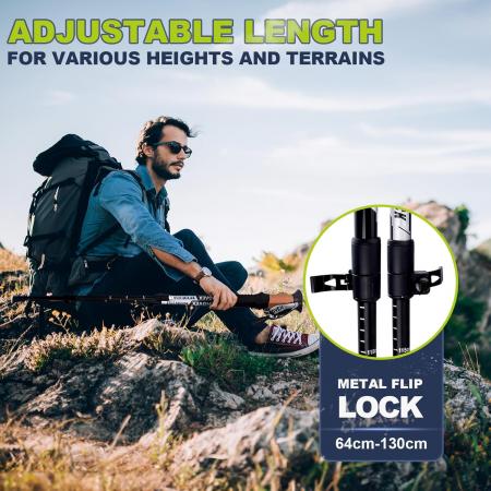 сверхлегкие треккинговые палки складные легкие походные трости для кемпинга на открытом воздухе 