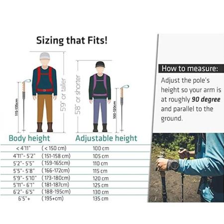 2022 алюминиевые складные скандинавские трекинговые палки из углеродного волокна походные палки 7075 трость для отслеживания
 