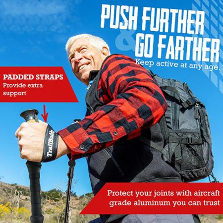 Трости алюминиевого сплава взбираясь палка с твердой ручкой сжатия