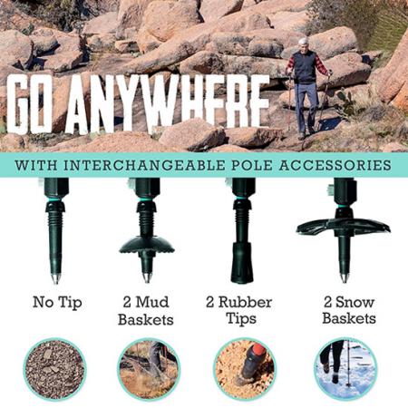 Трости алюминиевого сплава взбираясь палка с твердой ручкой сжатия