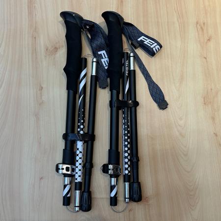 Сверхлегкие портативные складные треккинговые палки из дюралюминиевого алюминия 7075. 