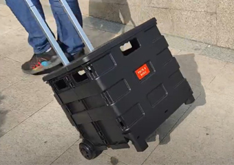 складной ящик для хранения с колесом
